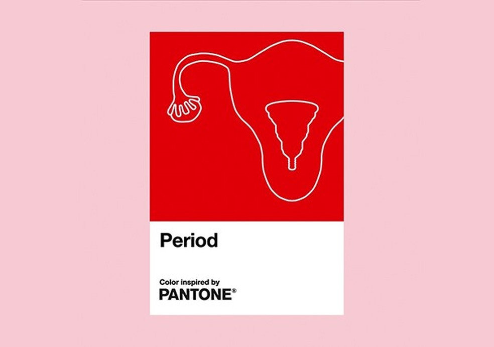 Pantone lança “Period”, tom de vermelho para quebrar o tabu da menstruação (Foto: Reprodução/Instagram) — Foto: Glamour