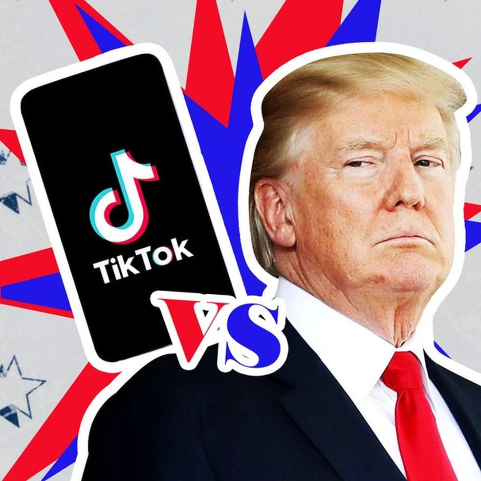 Trump vs TikTok: novela ainda vai longe (Foto: Getty Images/Reprodução) — Foto: Glamour