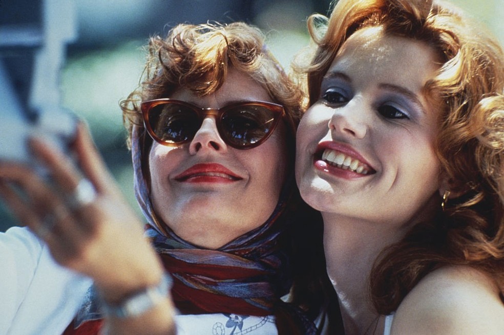 Susan Sarandon e Geena Davis em "Thelma & Louise" (Foto: Getty Images) — Foto: Glamour
