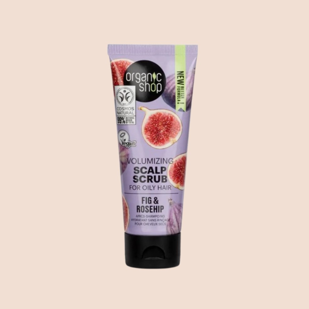 Esfoliante Capilar de Óleo de Rosa Mosqueta e Figo, da Organic Shop, R$ 60,90 — Foto: Divulgação