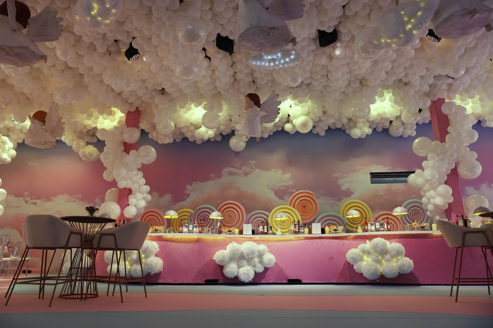 Virgínia mostra detalhes da decoração luxuosa da festa de 4 anos de Maria Alice — Foto: Foto: Danilo Gouveia
