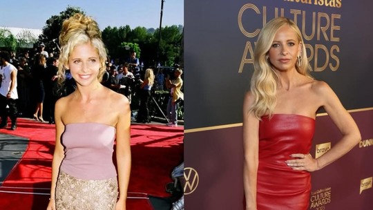 Sarah Michelle Gellar resgata fotos antigas e comenta: “Fico feliz em dizer que meu estilo melhorou bastante