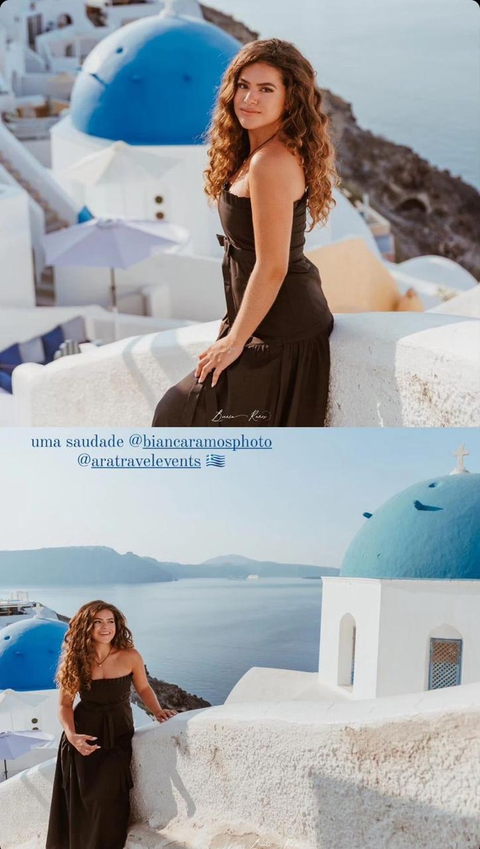 Maisa Silva abre álbum de fotos e relembra viagens à Grécia e França