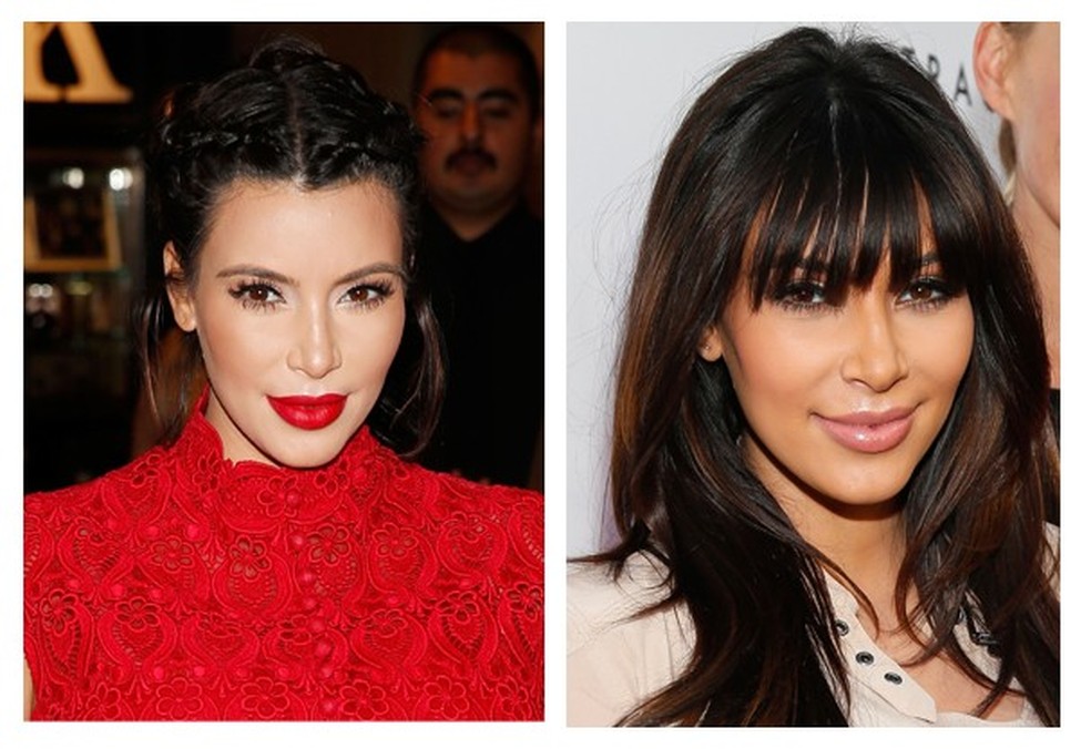 Adoramos as trancinhas de Kim Kardashian... ficou um luxo só! (Foto: Getty Images) — Foto: Glamour