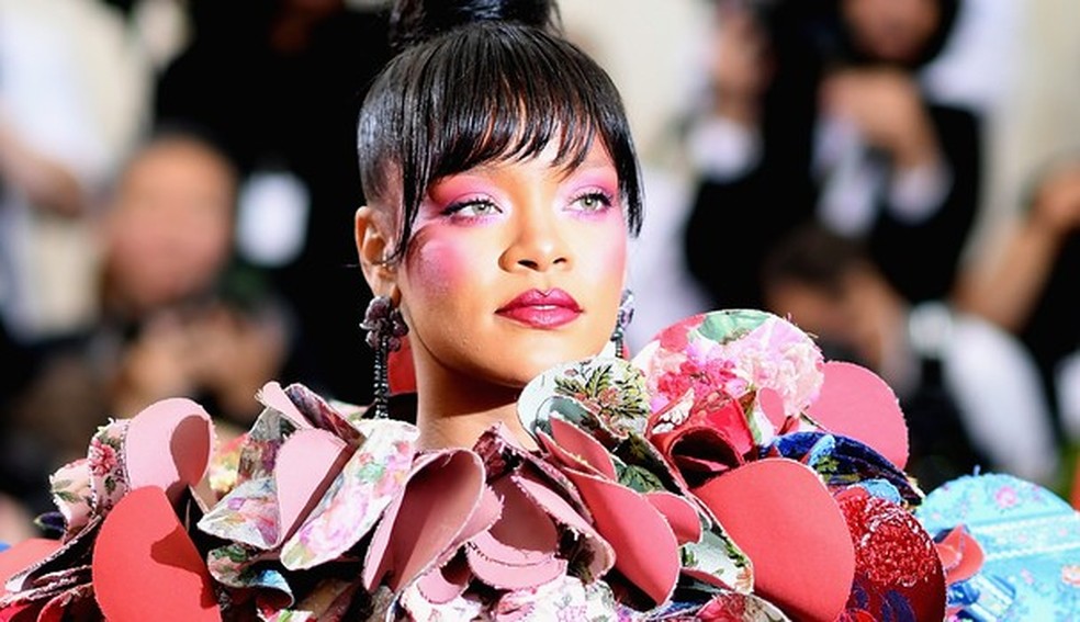 Rihanna no MET Gala de 2017 — Foto: Getty Images