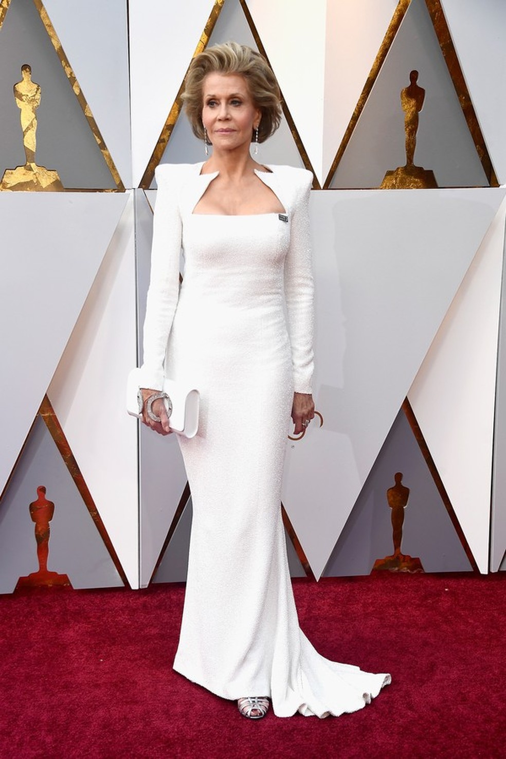 Jane Fonda veste Balmain (Foto: Getty Images) — Foto: Glamour