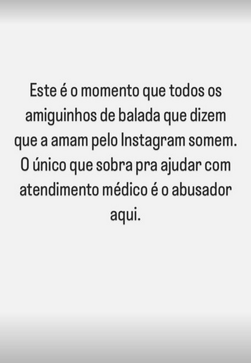 Post de Thiago — Foto: Reprodução/Instagram