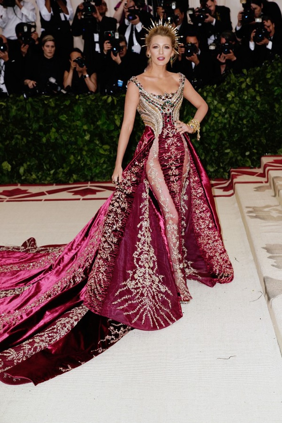 Blake Lively no Baile do MET de 2018 (Foto: Getty Images) — Foto: Glamour
