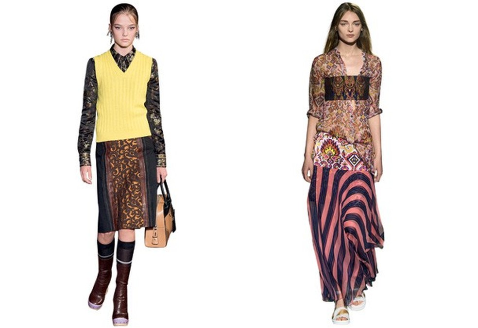 Aposte no amarelo  + tons de marrom e em listras + print lisérgico (Foto: Imaxtree, Thinkstock, Divulgação) — Foto: Glamour