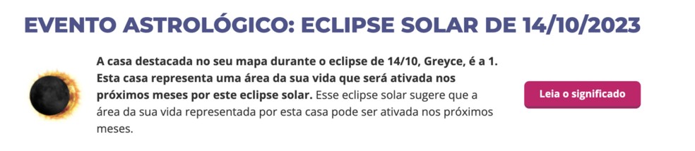 Eclipse solar de 14 de outubro — Foto: Personare