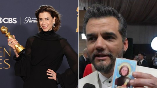 Fernanda Torres comemora vitória de Wagner Moura e 'O Agente Secreto' no Globo de Ouro: "Só deu nordeste"