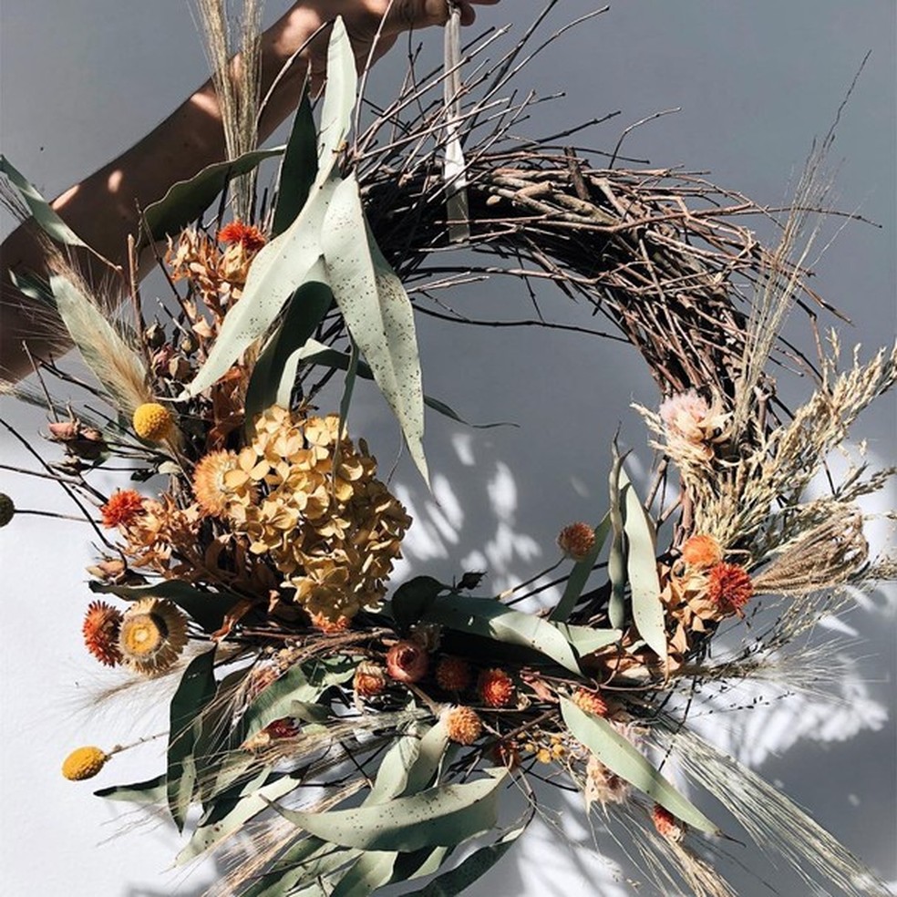 Flores e plantas secas celebram o Outono (Foto: Reprodução / Instagram) — Foto: Glamour