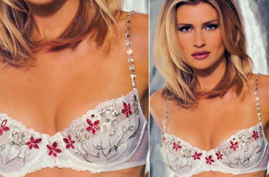 Quem vestiu o Dream Angel Fantasy Bra foi Daniela Pestova, top dos anos 90. O sutiã custava R$ 10 milhões