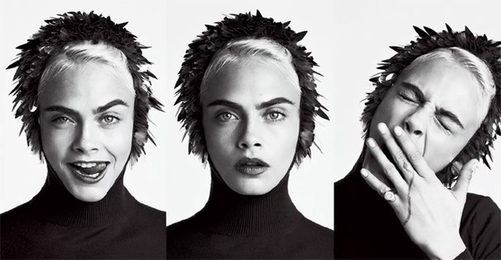 Cara Delevingne (Foto: Fotos Patrick Demarchelier / Edição de moda Jillian Davison) — Foto: Glamour