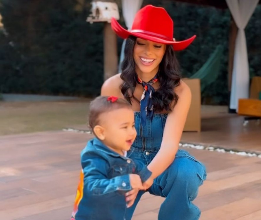 Bruna Biancardi combina look country com Mavie
