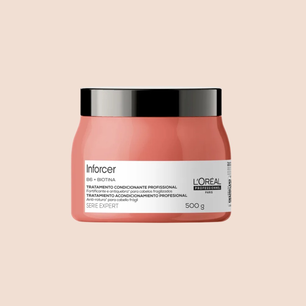 Máscara Capilar Serie Expert  Inforcer, de L’Oréal Professionnel, R$ 235,99 — Foto: Divulgação
