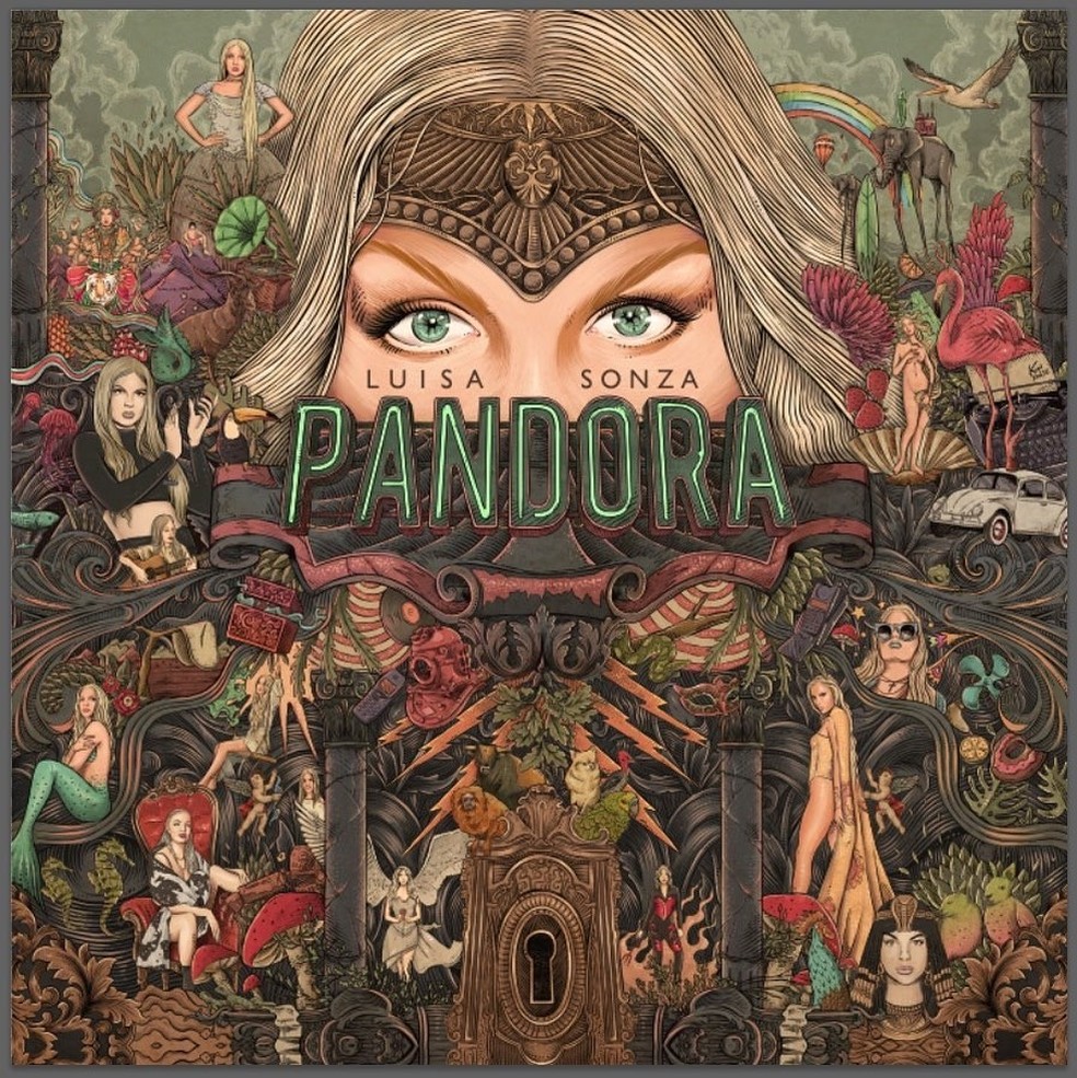 Disco "Pandora" de Luisa Sonza (Foto: Reprodução/Instagram) — Foto: Glamour