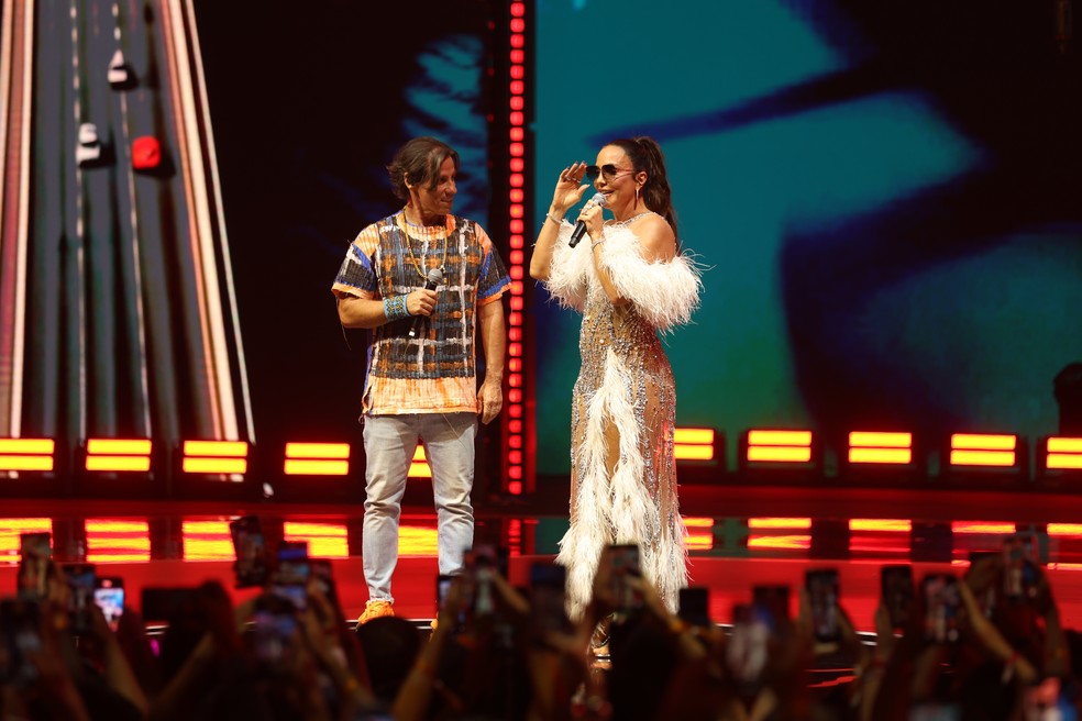 Ivete Sangalo revelou detalhes da sua coleção com a Chilli Beans durante a Superdose 2025 — Foto: Divulgação