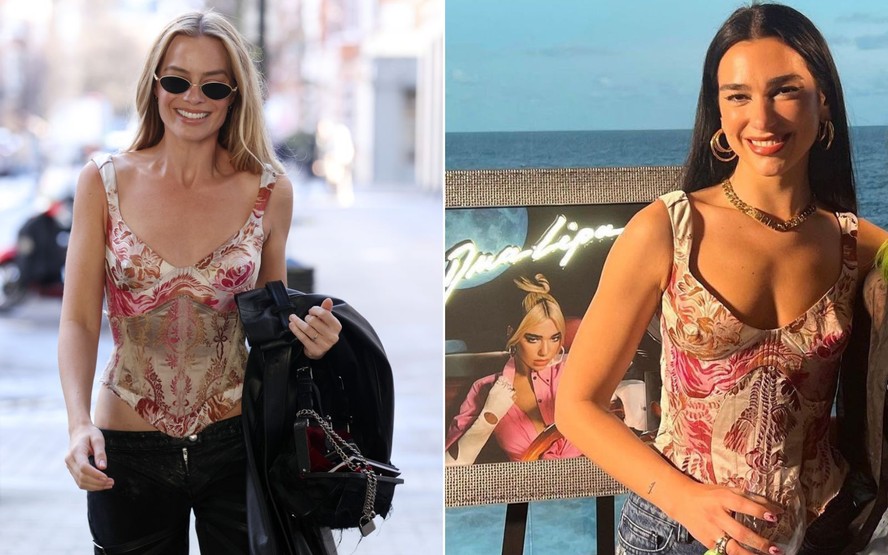 Margot Robbie e Dua Lipa