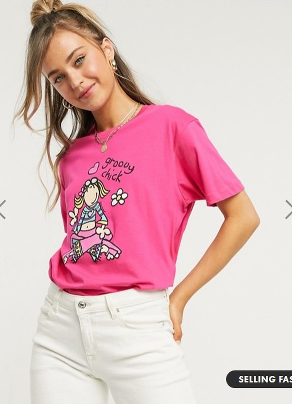 Marca de top roupa groovy