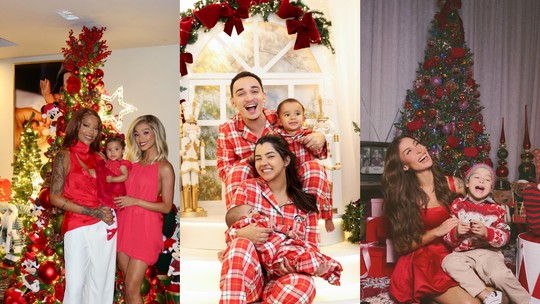 Os looks e celebrações dos famosos na noite de Natal