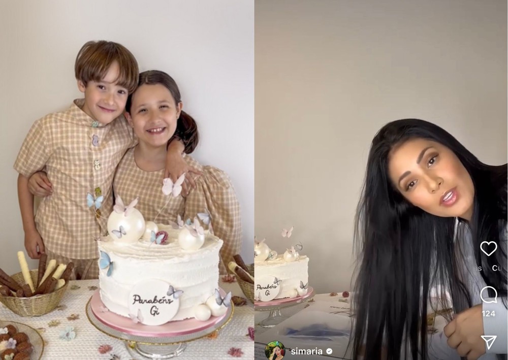 Longe dos palcos há um ano, Simaria mostra festinha de aniversário da ...
