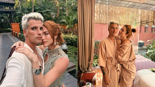 Gio Ewbank e Bruno Gagliasso curtem viagem romântica em resort de luxo na Tailândia