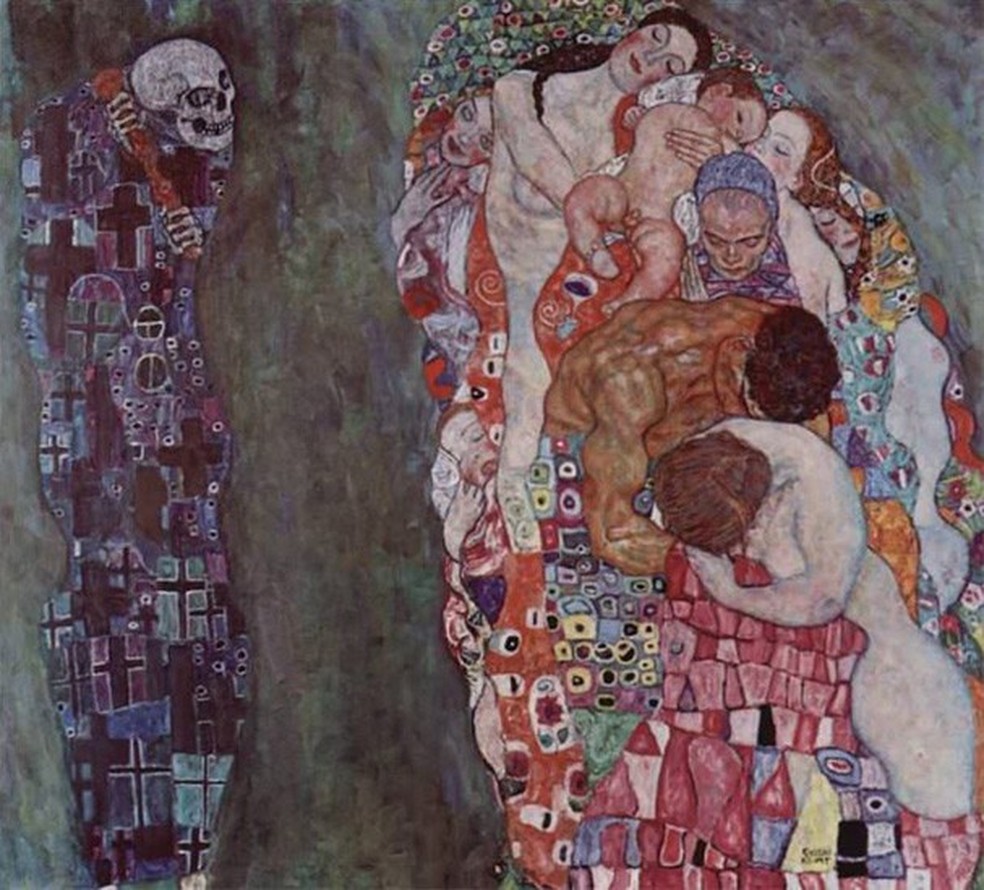 Death and Life de Gustav Klimt (Foto: Reprodução) — Foto: Glamour