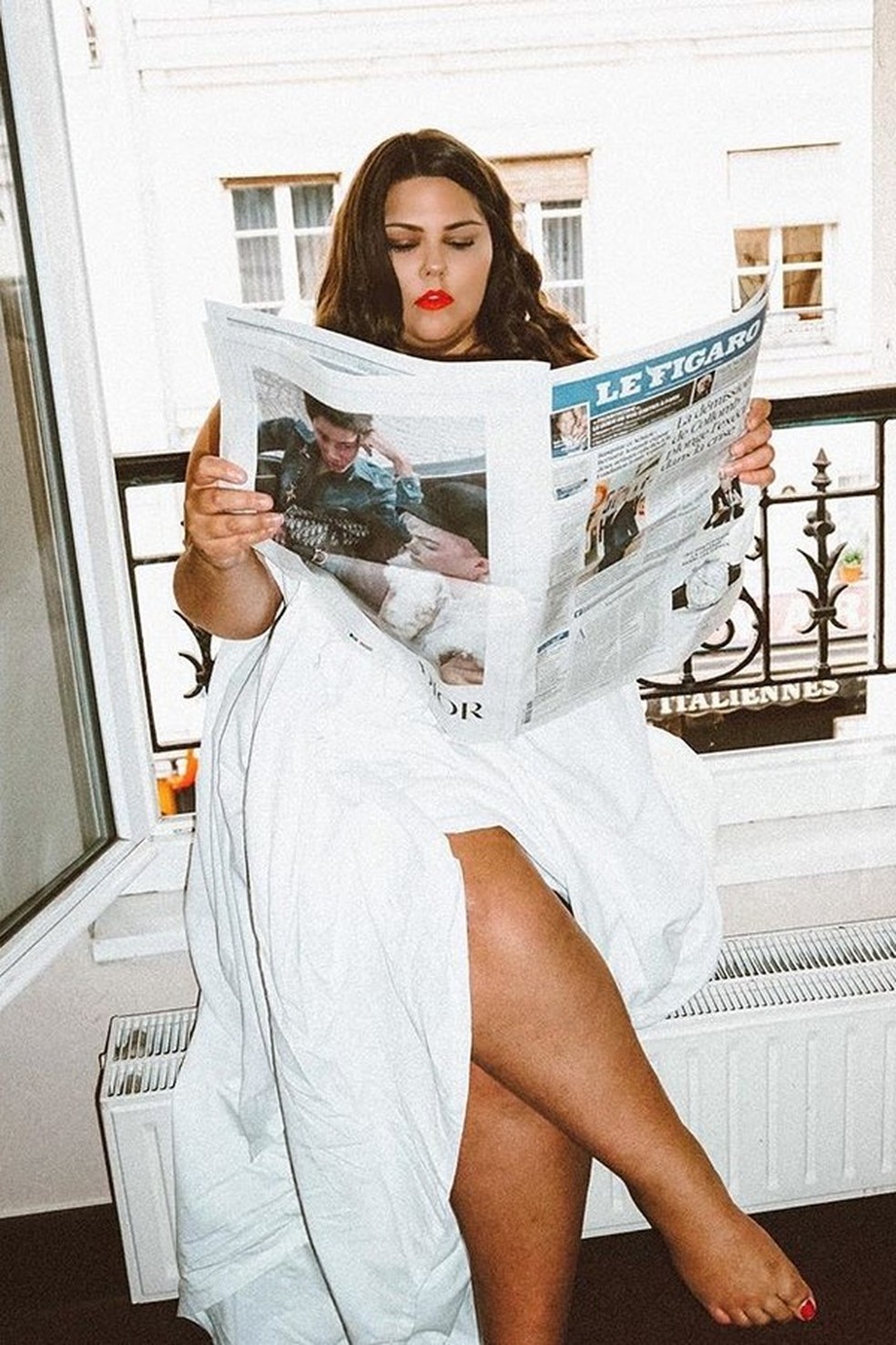 A modelo Callie Thorpe (Foto: Instagram/Reprodução) — Foto: Glamour