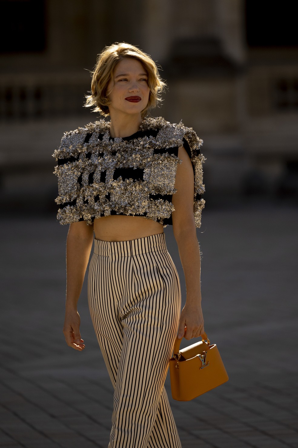 Street style, semana de moda de Paris — Foto: IMAXTree