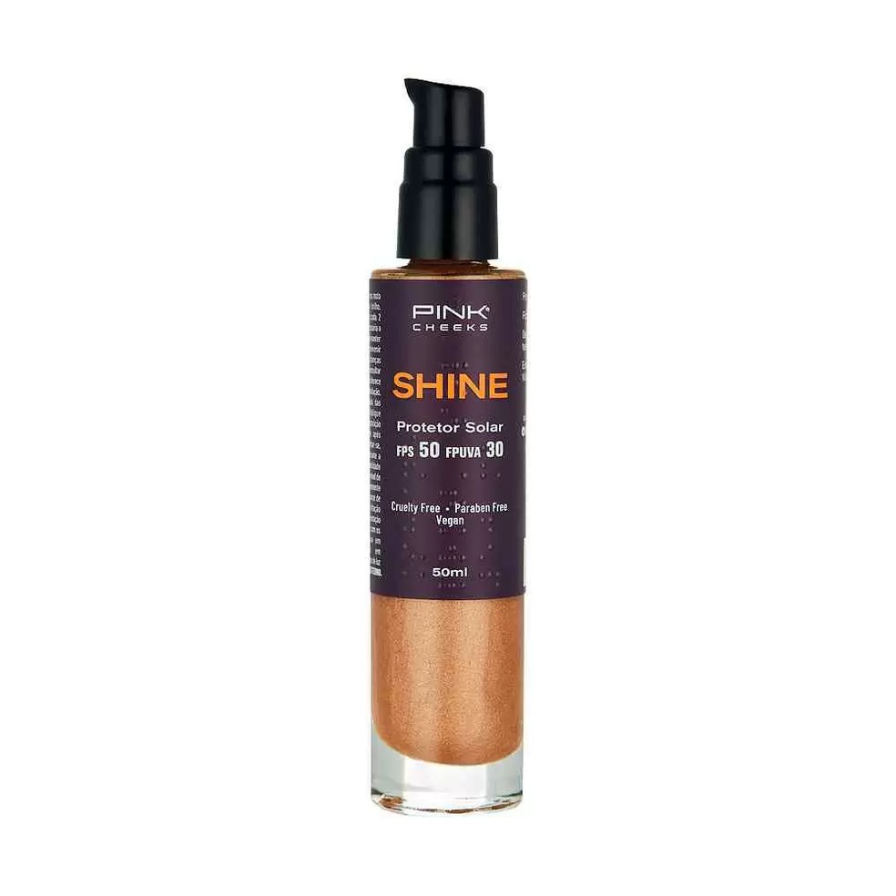 Shine Protetor Solar Dry Oil FPS50 FPUVA30, da Pink Cheeks (R$ 124,90) — Foto: Divulgação