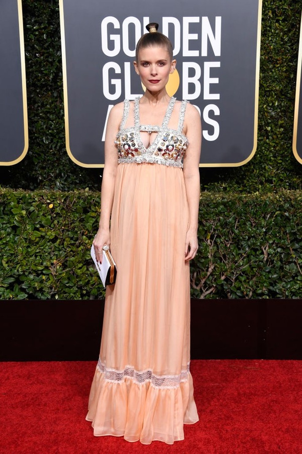 Kate Mara no Globo de Ouro 2019 (Foto: Getty Images) — Foto: Glamour