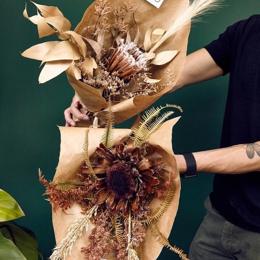 O buquê atual da FLÔ Atelier Botânico  (Foto: Reprodução / Instagram) — Foto: Glamour