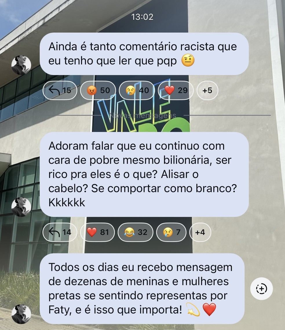 Bella fala sobre comentários racistas — Foto: Reprodução/Instagram