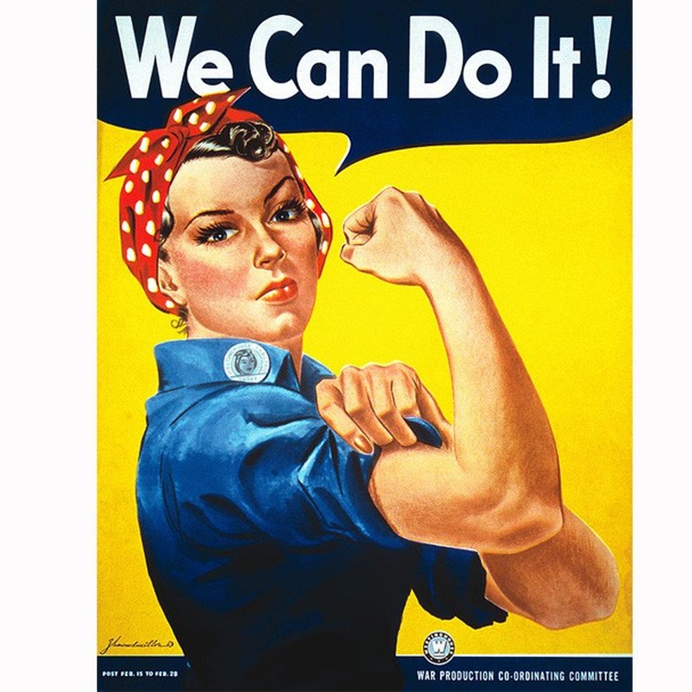 Beyoncé posa imitando propaganda de guerra dos anos 40, ícone do feminismo