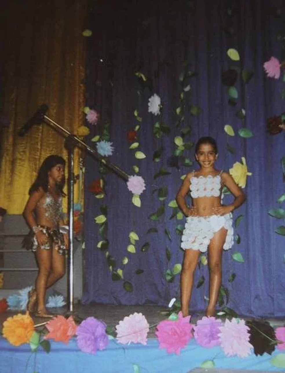 Foto de infância de Anitta — Foto: Arquivo pessoal