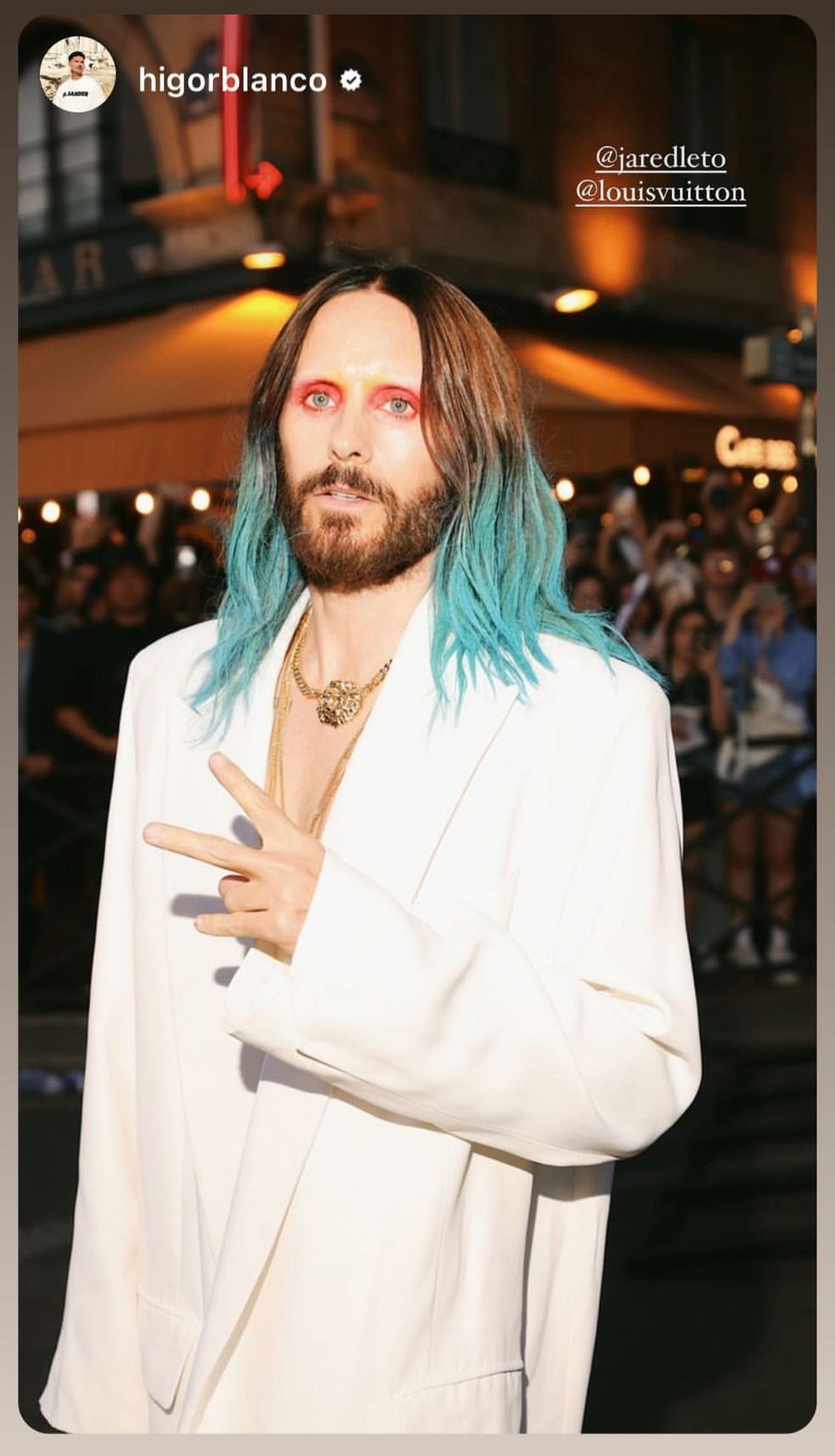 Jared Leto mostra antes, durante e depois de transformação de visual ...