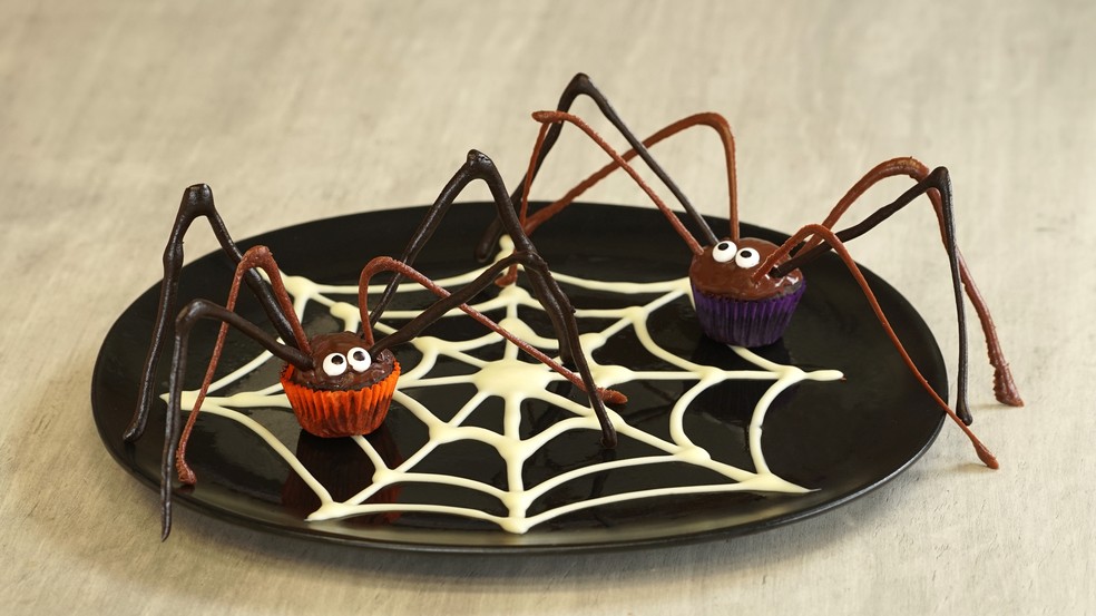 Cupcakes de Aranhas, por Nestlé — Foto: Divulgação