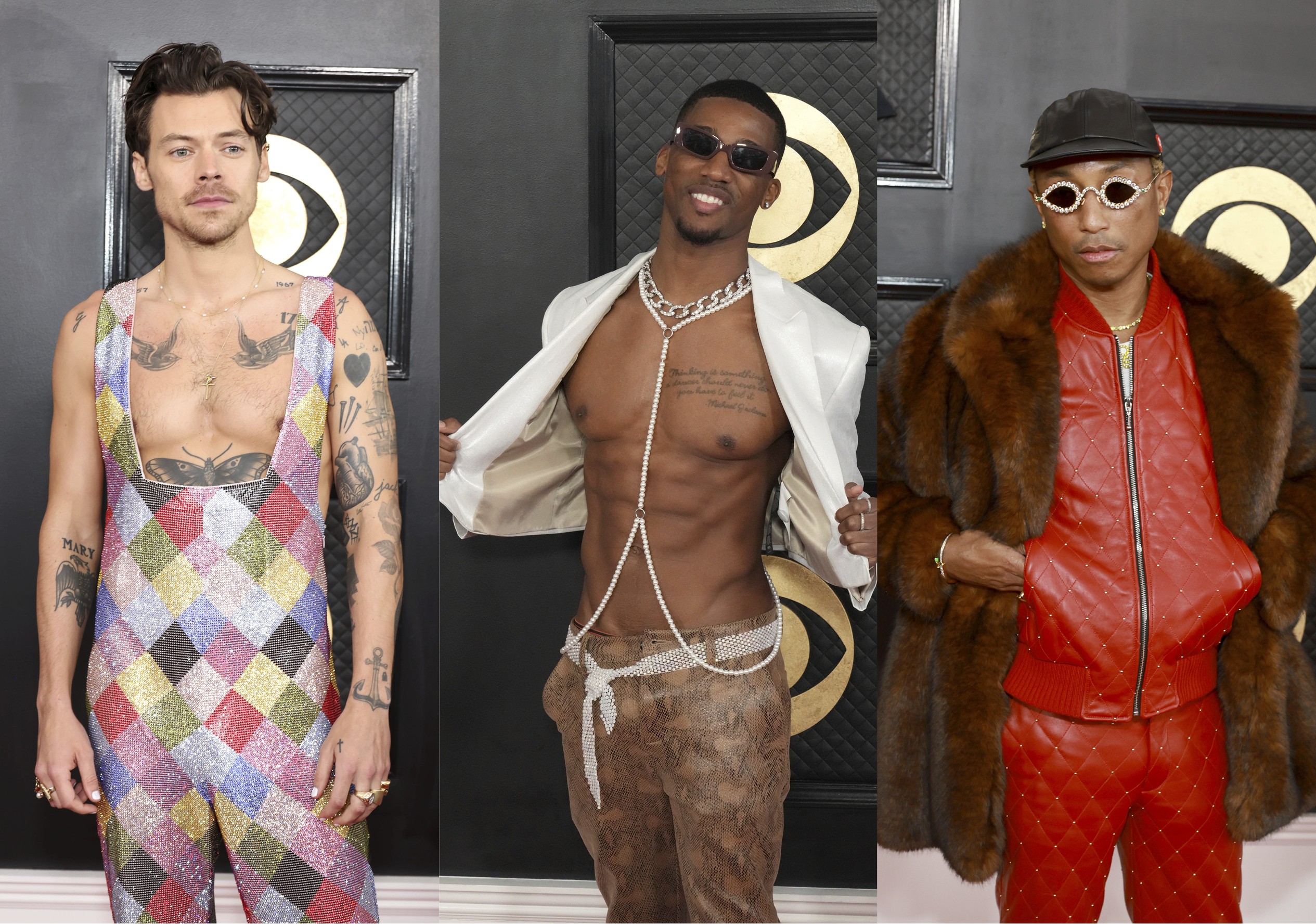Grammy 2023: homens ousam no tapete vermelho