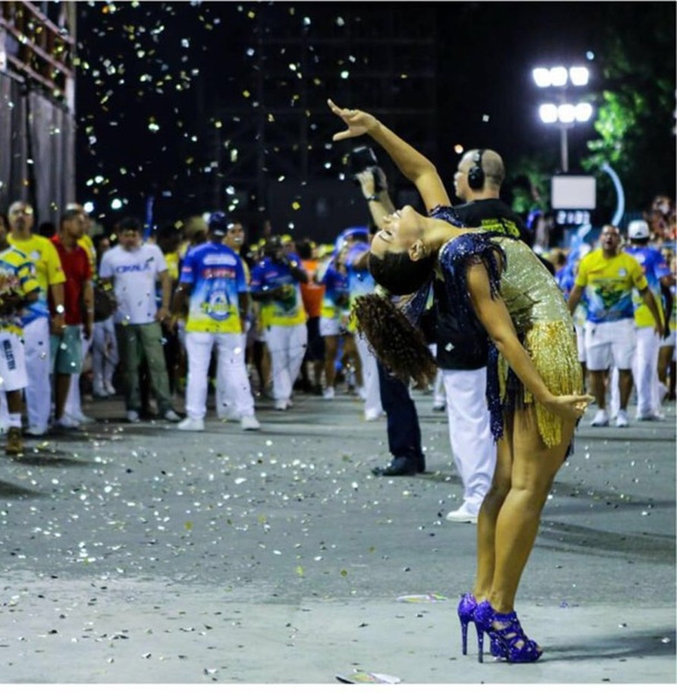 Juliana Alves em ensaio técnico da Unidos da Tijuca pro Carnaval 2016 (Foto: Divulgação) — Foto: Glamour
