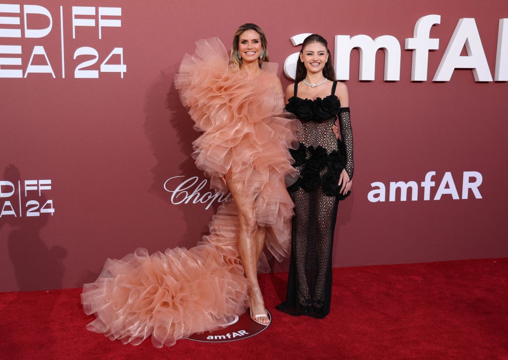 Heidi Klum e Leni Olumi Klum — Foto: Getty Images