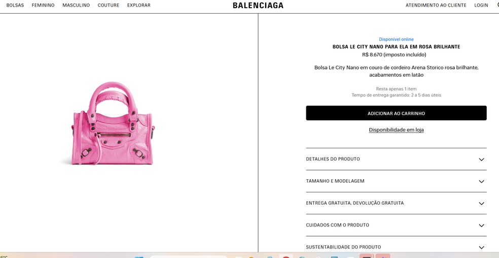 Virginia Fonseca compra bolsas para filhas de mais de R$8 mil: "Para as divas também" — Foto: Reprodução/Balenciaga
