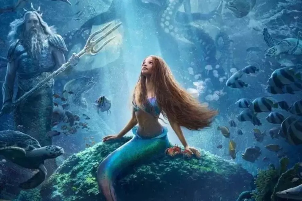Ariel, do live action da Disney — Foto: Reprodução