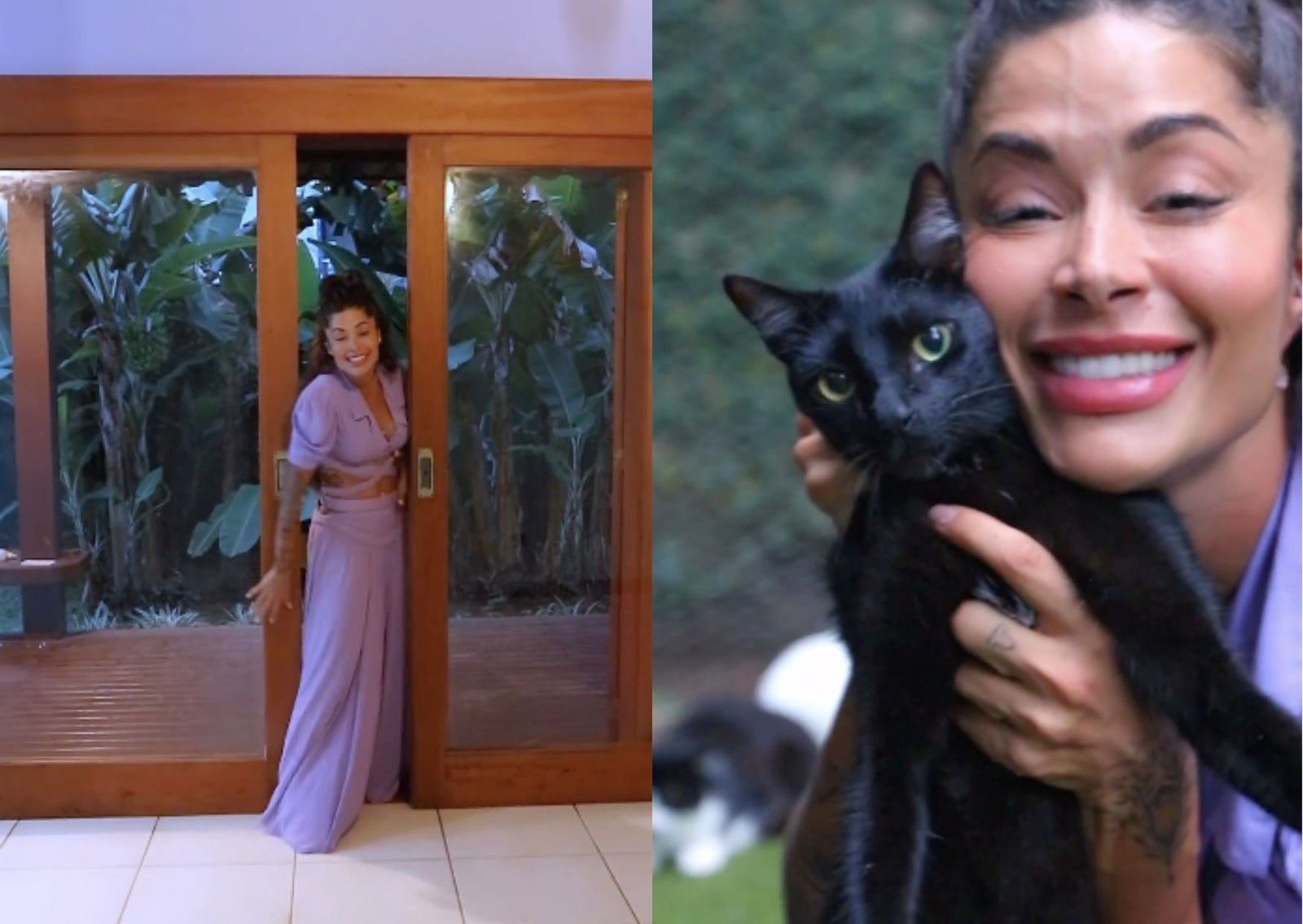 Aline Campos mostra casa que fez para os 16 gatos — Foto: Reprodução/Instagram