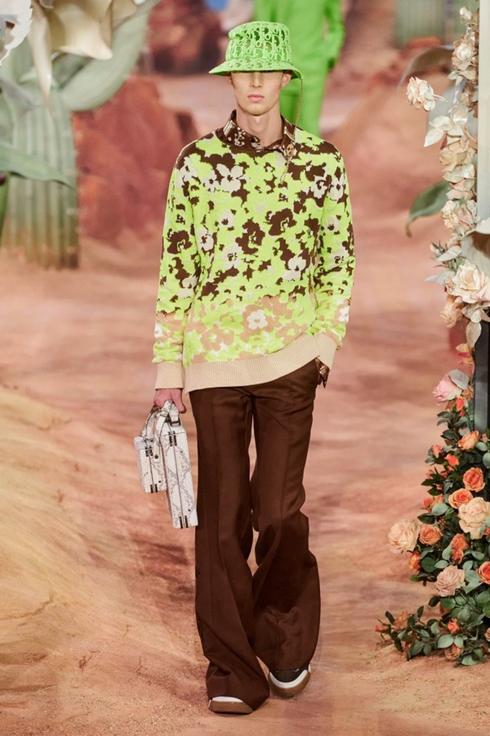 Desfile da coleção masculina de primavera/verão 2022 da Dior (Foto: Divulgação / Dior) — Foto: Glamour