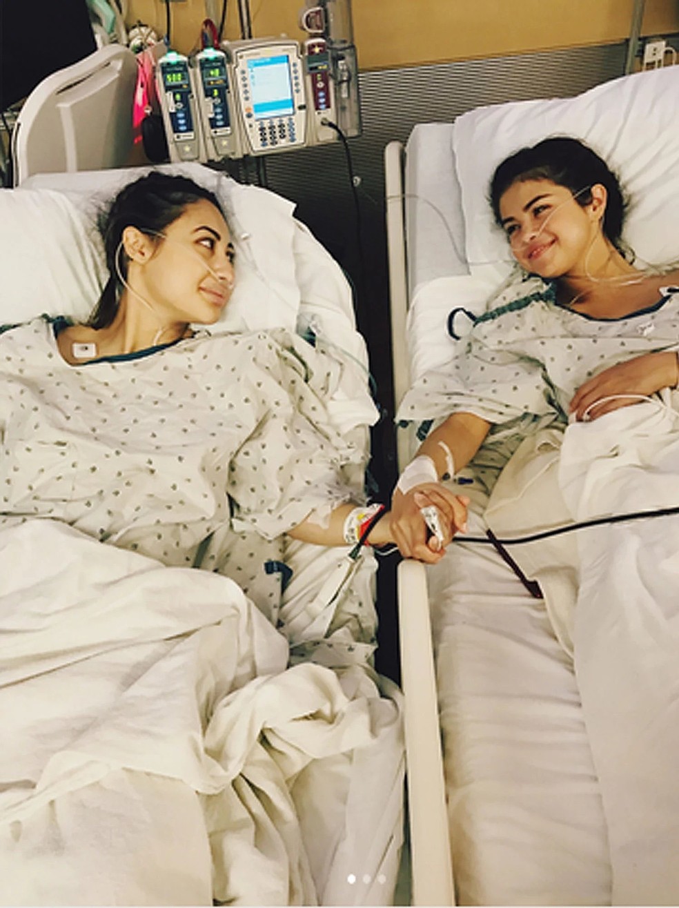 Francia Raisa e Selena Gomez — Foto: Reprodução/Instagram