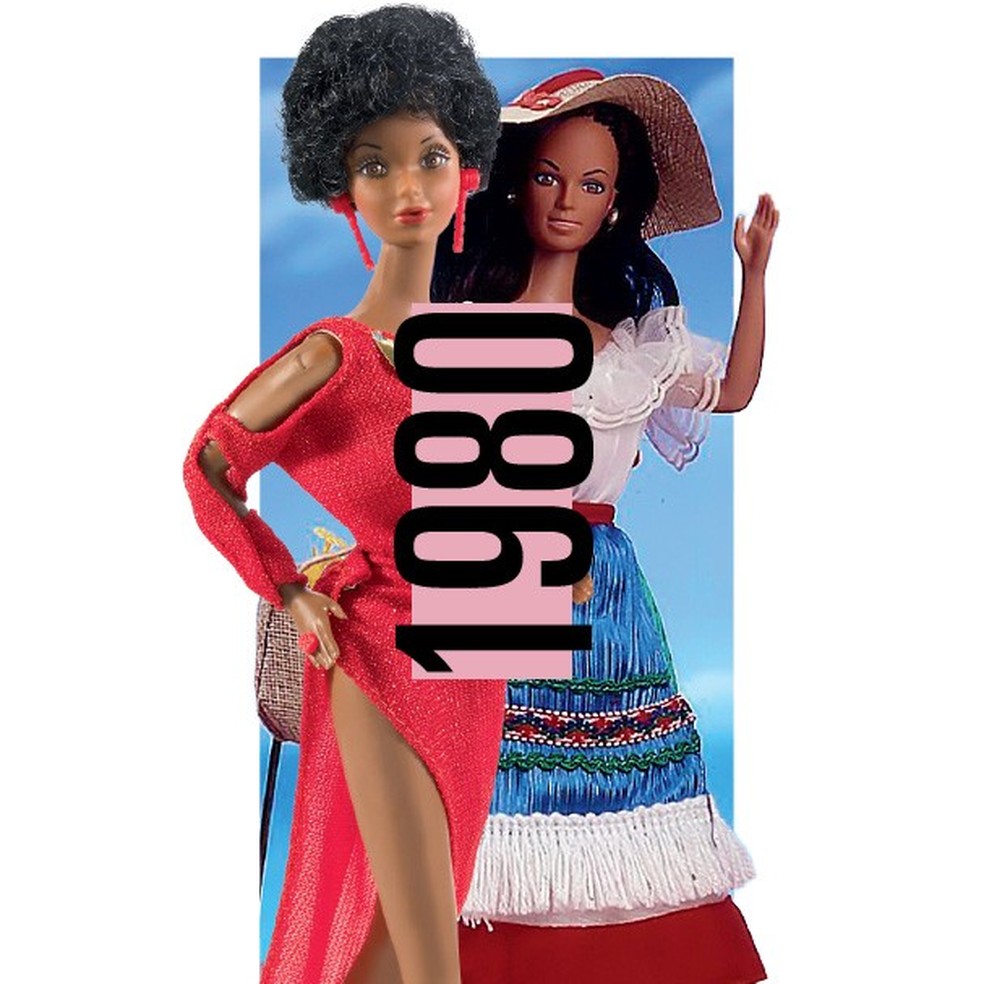 As Barbies afro e italiana foram lançadas em 1980 (Foto: Getty Images) — Foto: Glamour