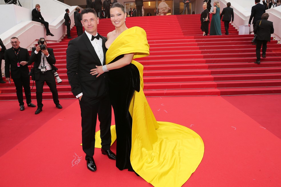 Andre Lemmers e Adriana Lima — Foto: Getty Images