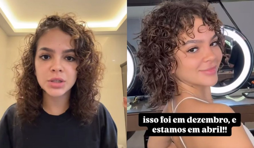 Mel Maia desabafa sobre lidar com o cabelo natural após transição: 