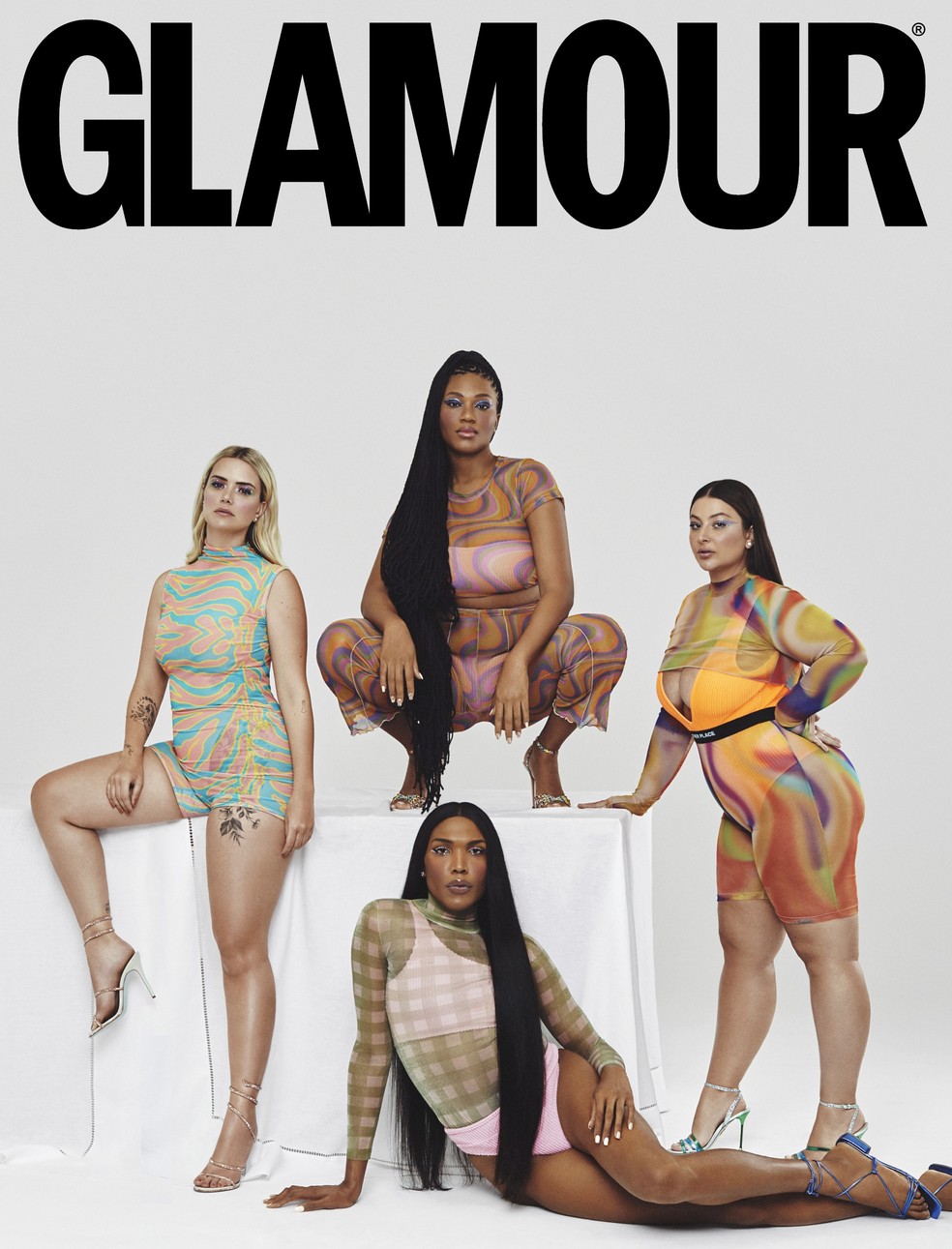 Julia Konrad estampa sua primeira capa de revista na Glamour